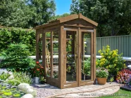 Pressure Treated Wooden Greenhouse Growzilla