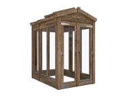 Pressure Treated Wooden Greenhouse Growzilla 4x6