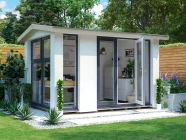 Glazed garden office