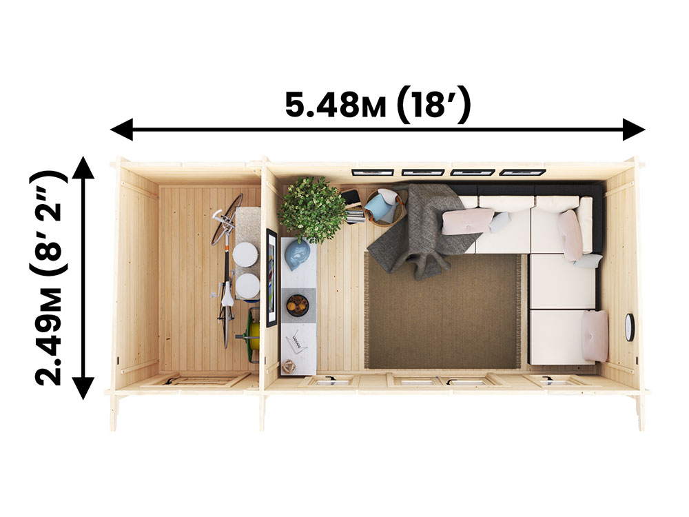 EvilAmy Log Cabin | BuyGardenPods product image 6