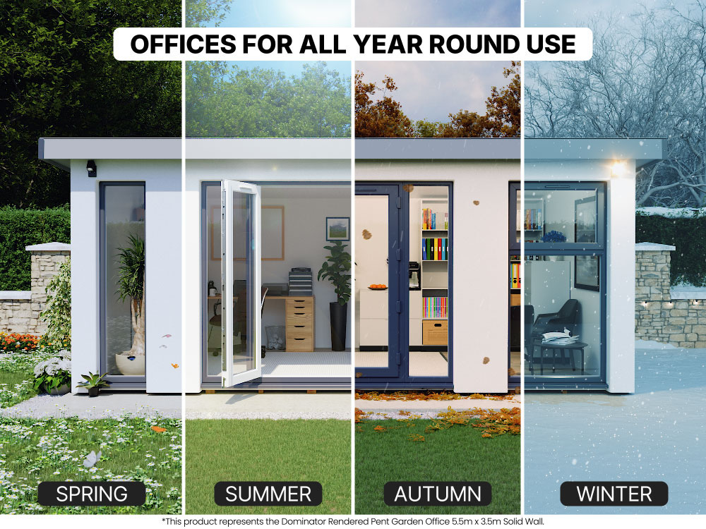 Rendered Dominator Pent Office | BuyGardenPods product image 6
