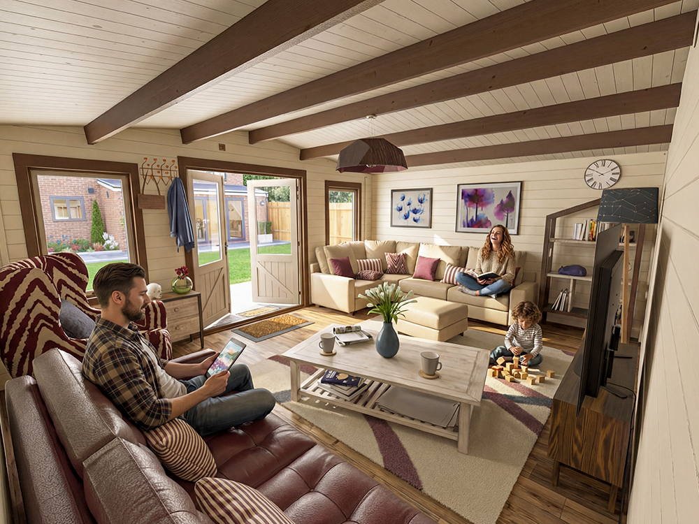 Severn Log Cabin With uPVC | BuyGardenPods product image 5