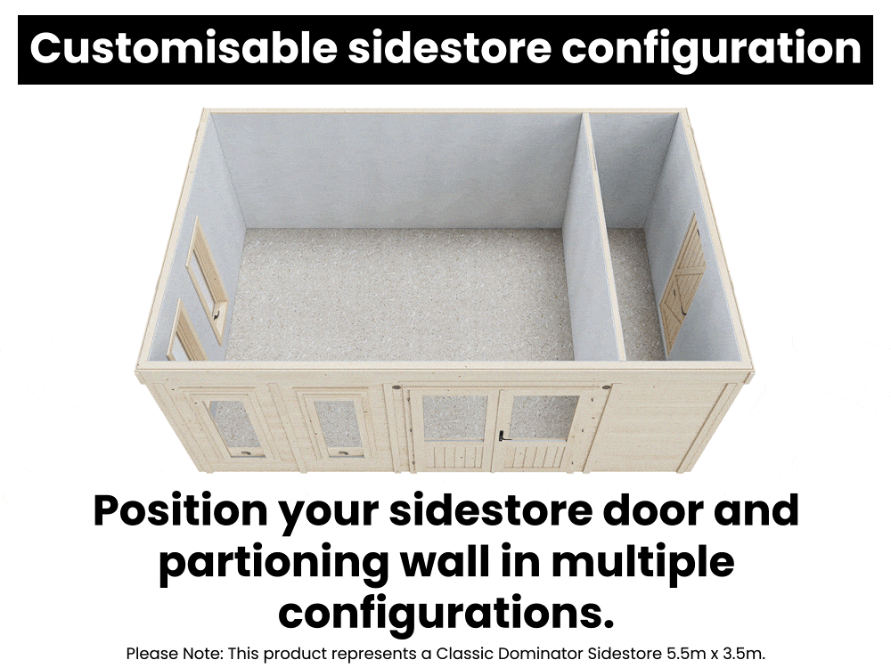 EvilDominator Classic Garden Office with SideStore | BuyGardenPods product image 26