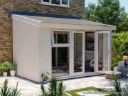 Addroom Conservatory Alternative 4m x 2.5m Solid Wall