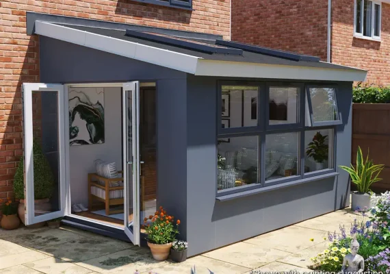 Addroom® Conservatory Alternative With Skylights | BuyGardenPods product image 60