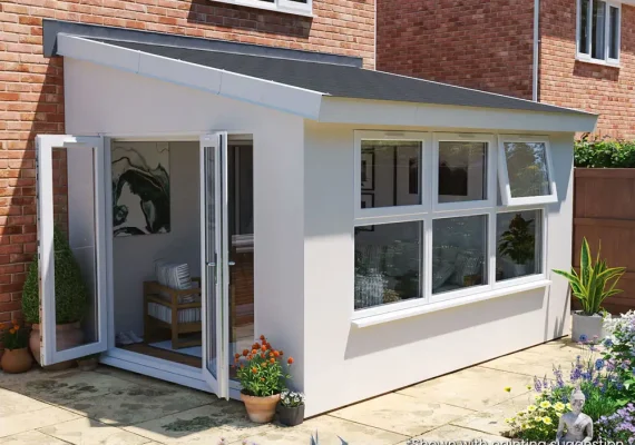 Addroom® Conservatory Alternative With Skylights | BuyGardenPods product image 59