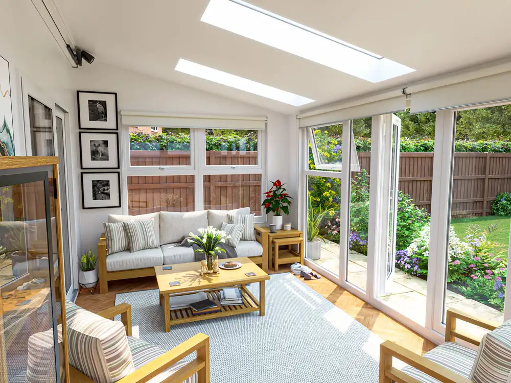 Addroom® Conservatory Alternative With Skylights | BuyGardenPods product image 4