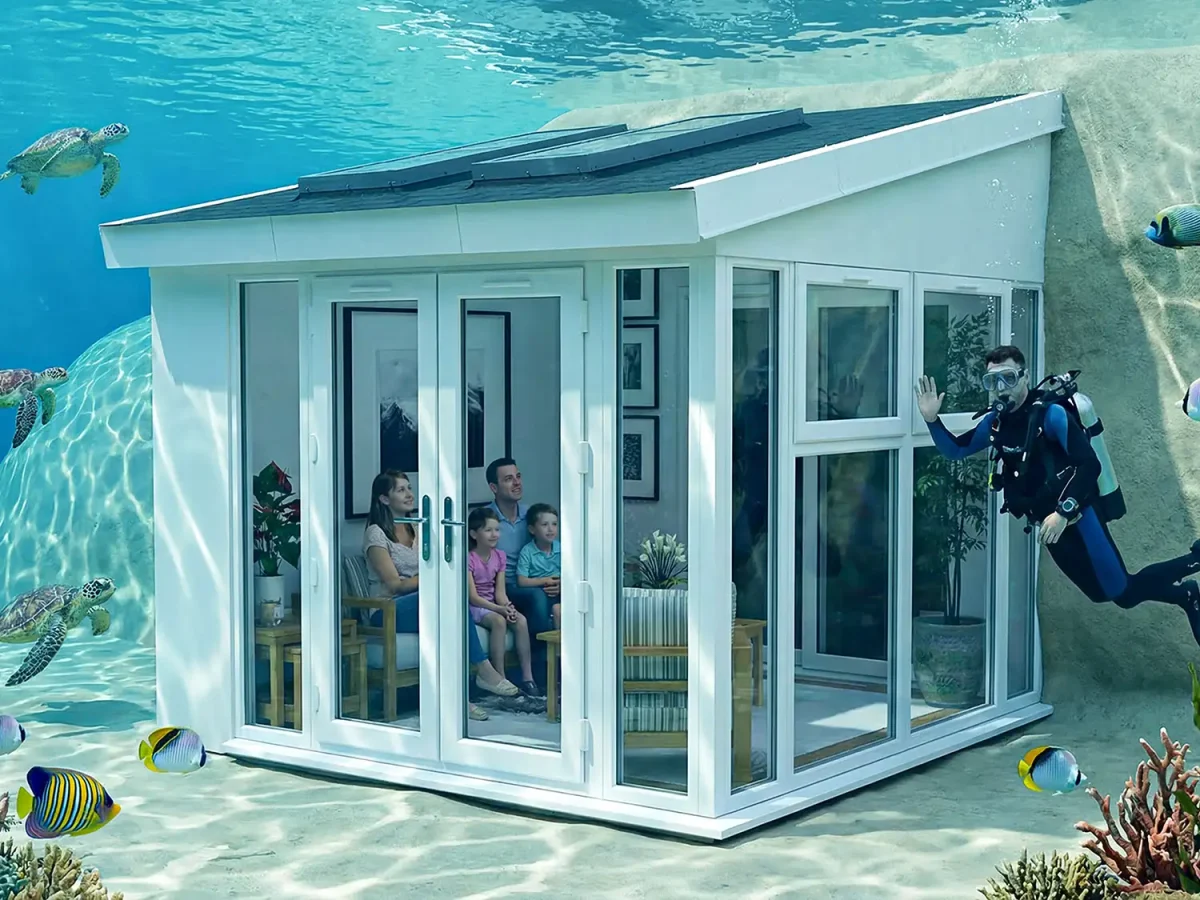Addroom® Vision1 Conservatory Alternative – Left | BuyGardenPods product image 2