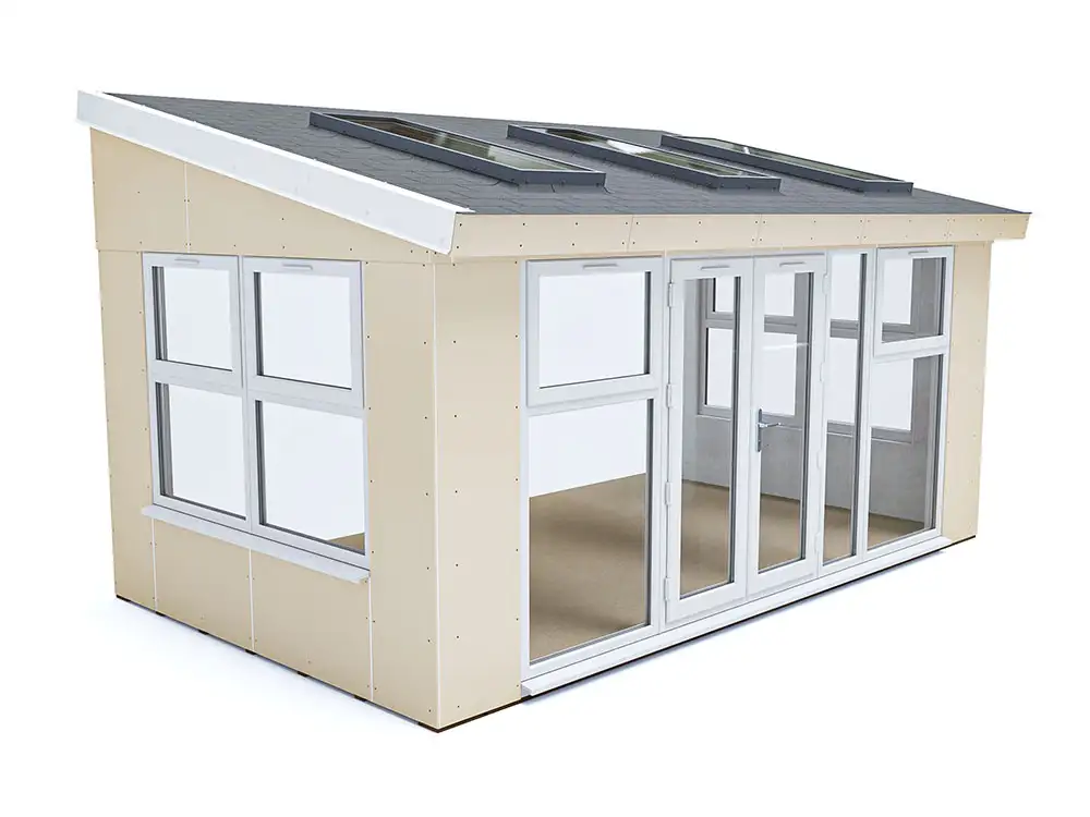 Addroom® Conservatory Alternative With Skylights | BuyGardenPods product image 22