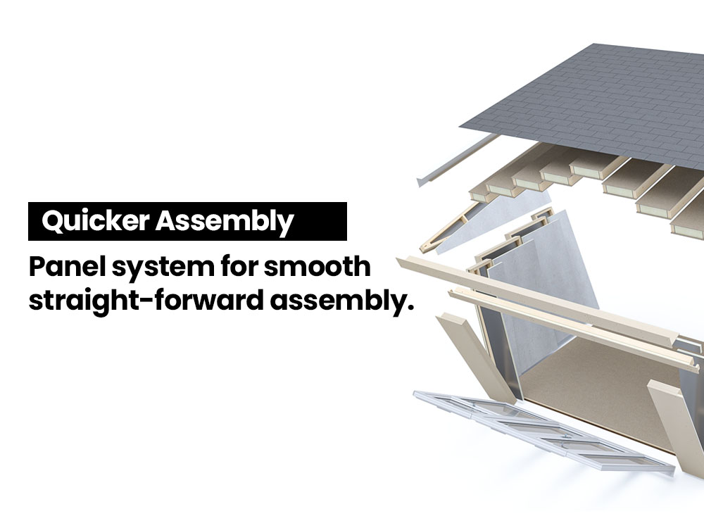 Addroom® Conservatory Alternative With Skylight | BuyGardenPods product image 16