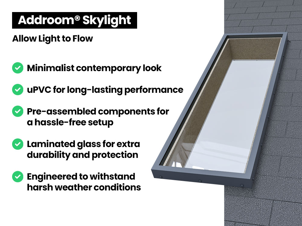 Addroom® Conservatory Alternative With Skylight | BuyGardenPods product image 8