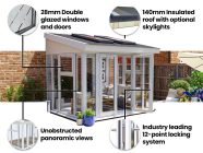 3m x 2.5m Addroom Conservatory Alternative Features