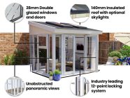 3m x 2.5m Addroom Conservatory Alternative Features