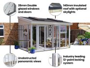 4m x 2.5m Addroom Conservatory Alternative Features