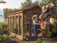 growzilla greenhouse 2.4m x 3.0m dino farm