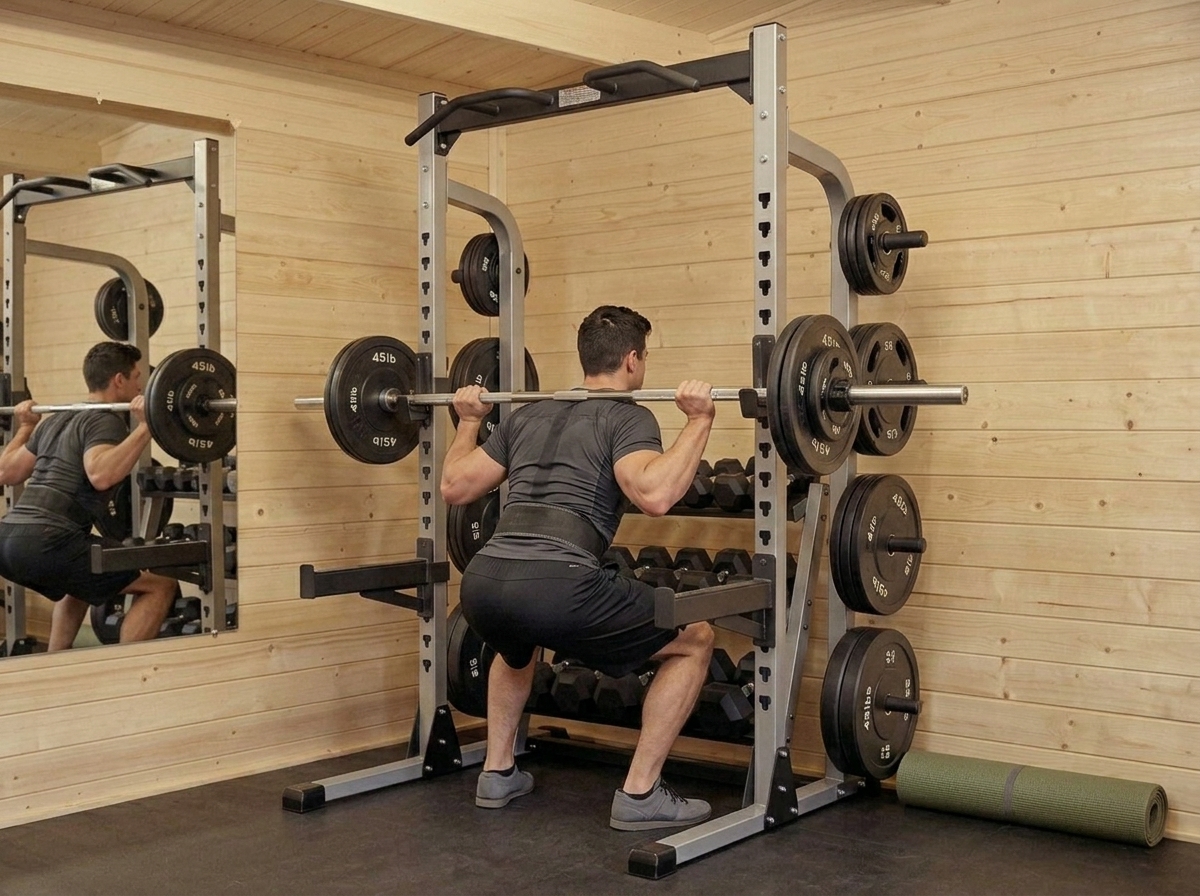 Compact garden gym