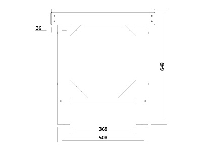 Freestanding Table 3 -80