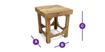 Freestanding table-80