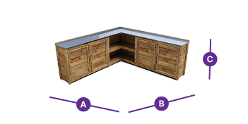 Garden-Kitchen-Double-L-Configuration