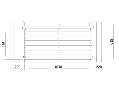 Garden bench 1