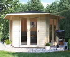 Wooden Hexagonal Garden Summer House 3.5m x 3m