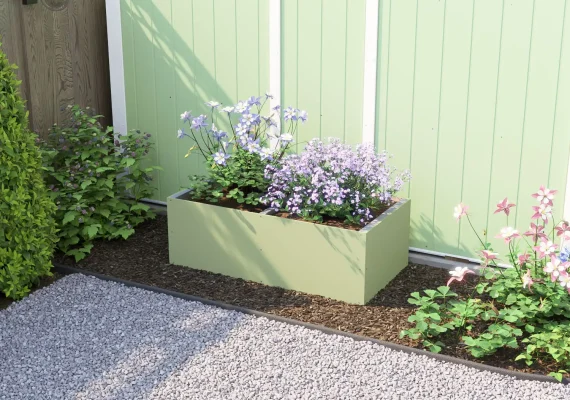 Green Garden Bed Planter 1200mm x 600mm x 400mm