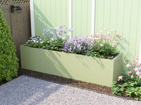 Green Garden Bed Planter 2400mm x 600mm x 600mm