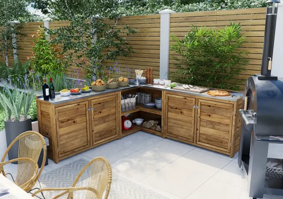 Garden Kitchen Double Unit III