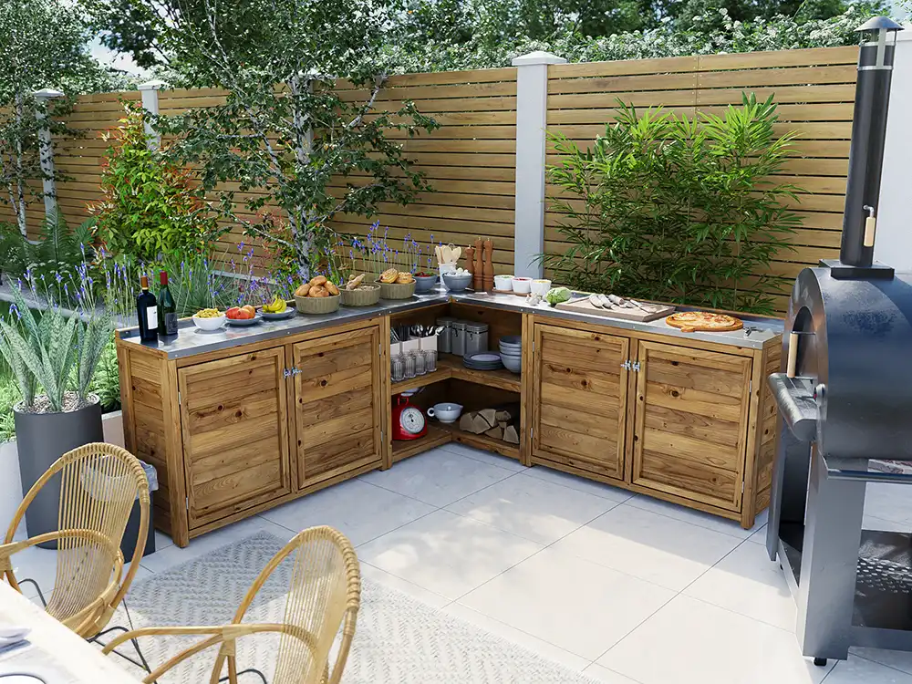 Outdoor-Kitchen-Gazebo-L-Double-Configuration