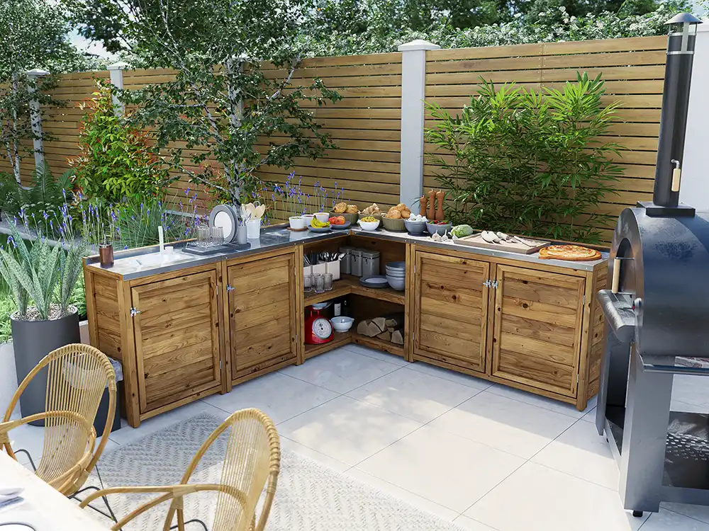 Outdoor-Kitchen-Gazebo-L-Sink-Left-Configuration