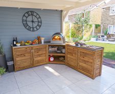 Outdoor Kitchen Cabin J Configuration