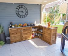 Outdoor Kitchen Cabin L Configuration