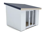 3m x 3m Rendered Addroom White uPVC